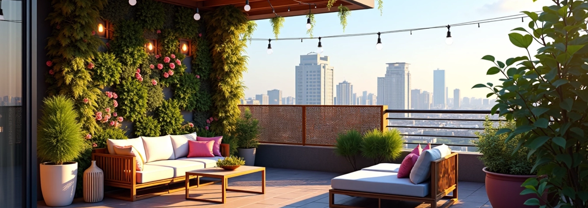 terraces and balconies